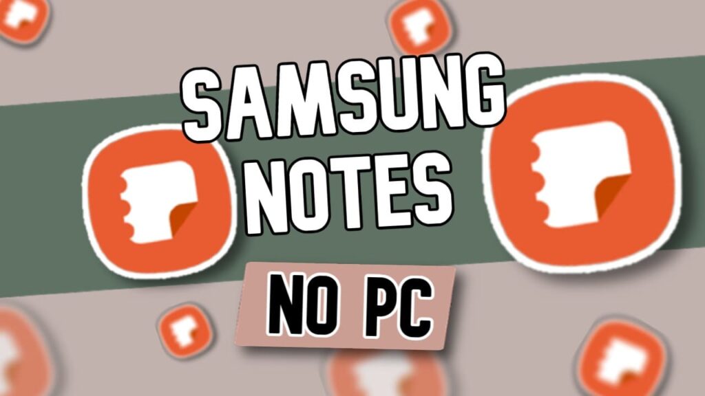 como usar o samsung notes no pc